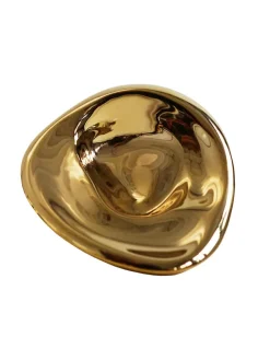 Hein Studio Ripple Knob Large, gold fra> Knagerækker|Entrémøbler