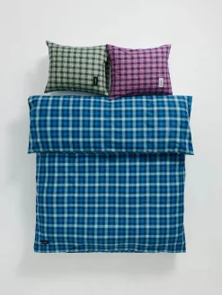 Magniberg Rodeo Duvet Cover, neon pink check fra><noscript><img width=