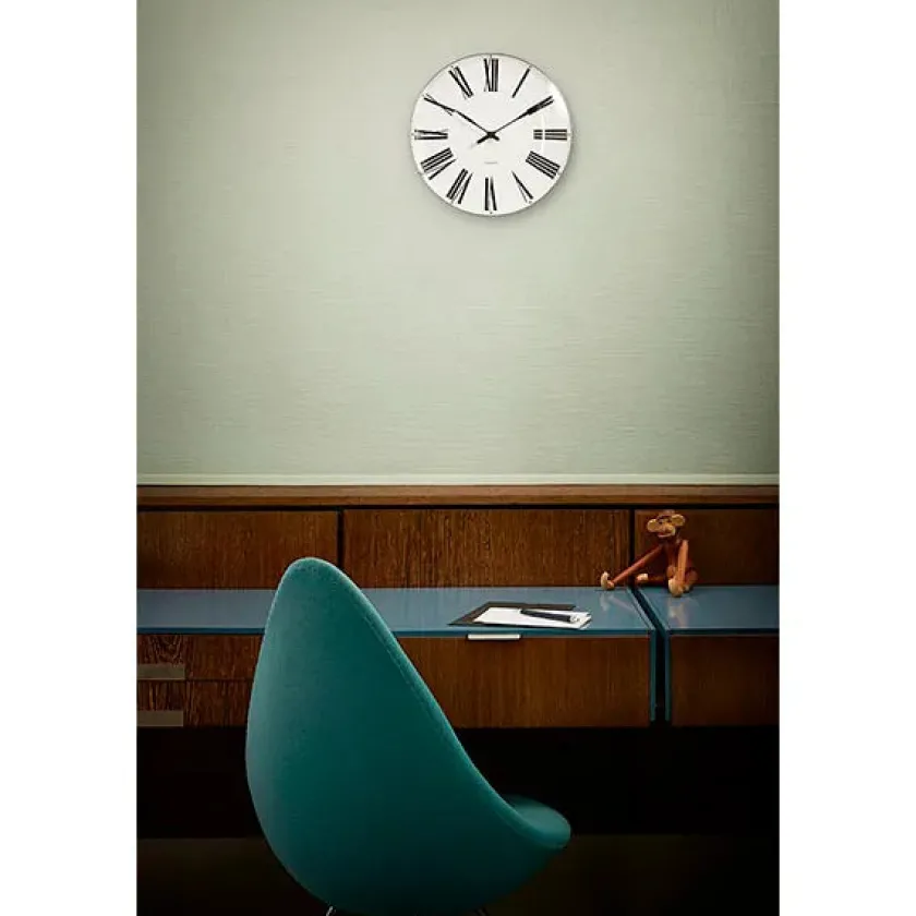 Arne Jacobsen Clocks Roman Vægur af Arne Jacobsen (Ø: 16)> Gaver Til Ham|Vægure