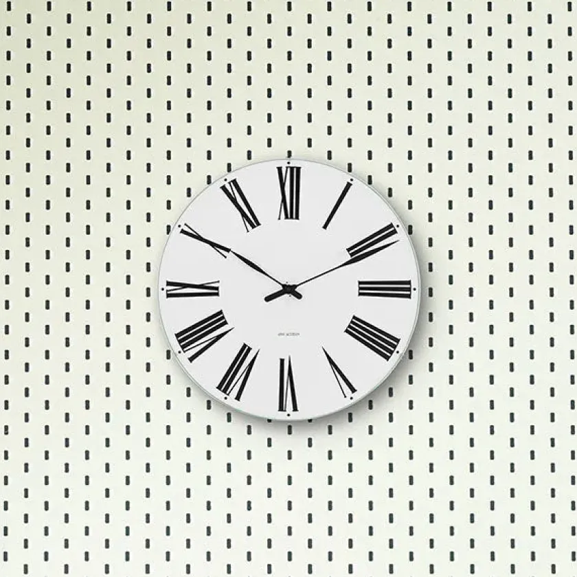 Arne Jacobsen Clocks Roman Vægur af Arne Jacobsen (Ø: 16)> Gaver Til Ham|Vægure