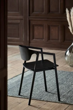 Woud Rombo Rug, grey fra> Gulvtæpper