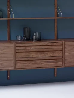 DK3 Royal System Modul m. 3 Skuffer fra> Reolsystemer