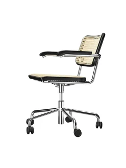 Thonet S 64 VDR Kontorstol, sort fra><noscript><img width=