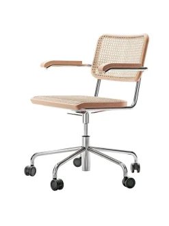 Thonet S 64 VDR Kontorstol, sort fra><noscript><img width=