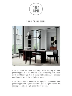 101 Copenhagen Sahn Chandelier, bronze fra><noscript><img width=