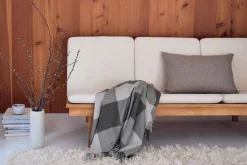 Silkeborg Uldspinderi Santa Fe Plaid, limestone fra><noscript><img width=