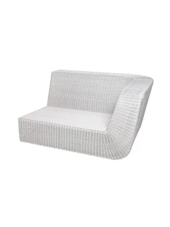 Cane-line Savannah 2 pers Venstre Modulsofa, hvid/grå fra> Udendørs Loungemøbler