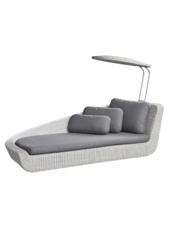Cane-line Savannah Daybed, højre i hvid/grå fra><noscript><img width=