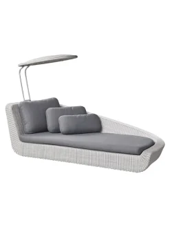 Cane-line Savannah Daybed, venstre i hvid/grå fra><noscript><img width=