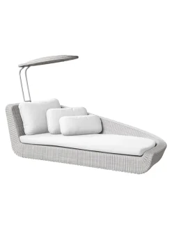 Cane-line Savannah Daybed, venstre i hvid/grå fra><noscript><img width=