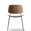 Fredericia Furniture Søborg Stol, stålstel af Børge Mogensen> Spisebordsstole