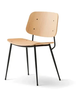 Fredericia Furniture Søborg Stol, stålstel af Børge Mogensen><noscript><img width=