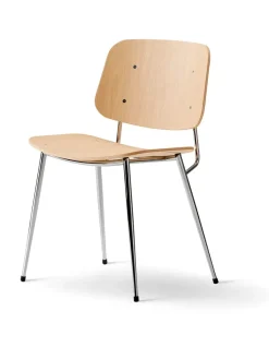 Fredericia Furniture Søborg Stol, stålstel af Børge Mogensen><noscript><img width=