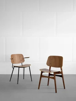 Fredericia Furniture Søborg Stol, træstel af Børge Mogensen><noscript><img width=