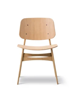 Fredericia Furniture Søborg Stol, træstel af Børge Mogensen><noscript><img width=