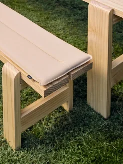 HAY Sædehynde til Weekday bench 140 cm, Beige fra> Havehynder