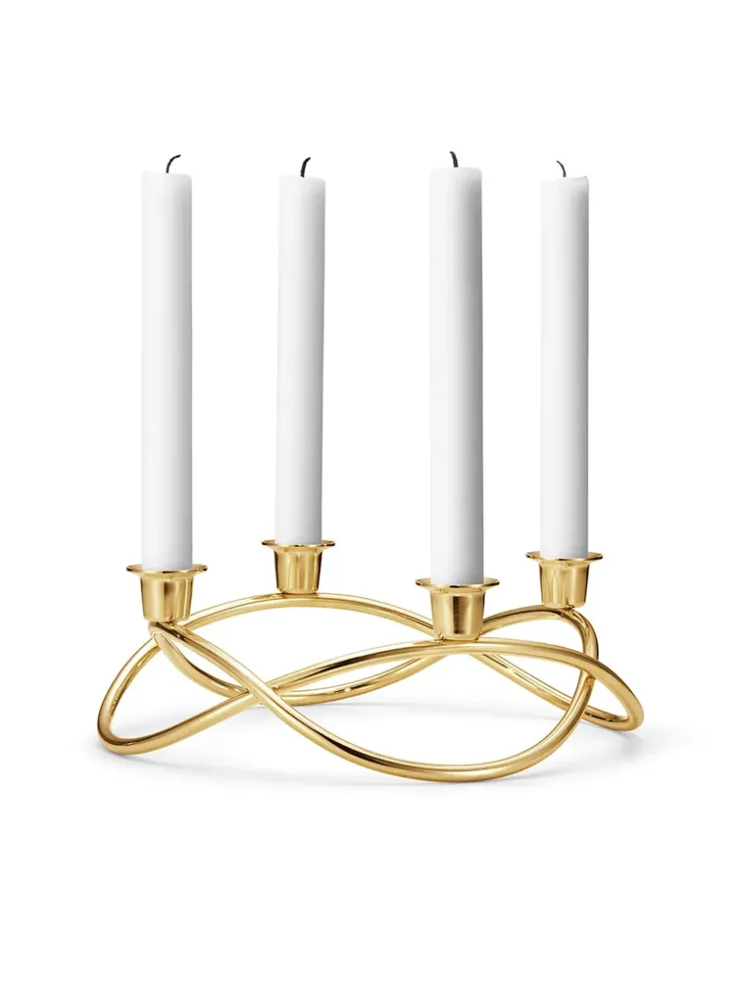 Georg Jensen Season lysestage fra> Kalenderlys & Julelysestager|Adventsstager