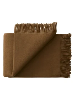 Silkeborg Uldspinderi Season Plaid, caramel fra> Puder Og Plaider