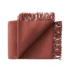 Silkeborg Uldspinderi Season Plaid, rosewood fra> Puder Og Plaider