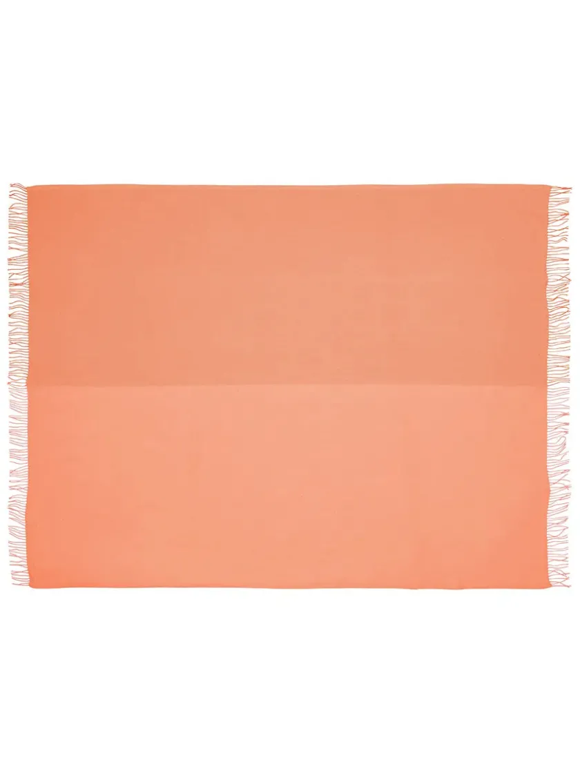 Silkeborg Uldspinderi Secret Plaid, coral/amber fra> Puder Og Plaider