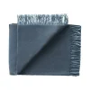 Silkeborg Uldspinderi Secret Plaid, ocean/ink fra> Gaver Til Ham|Puder Og Plaider