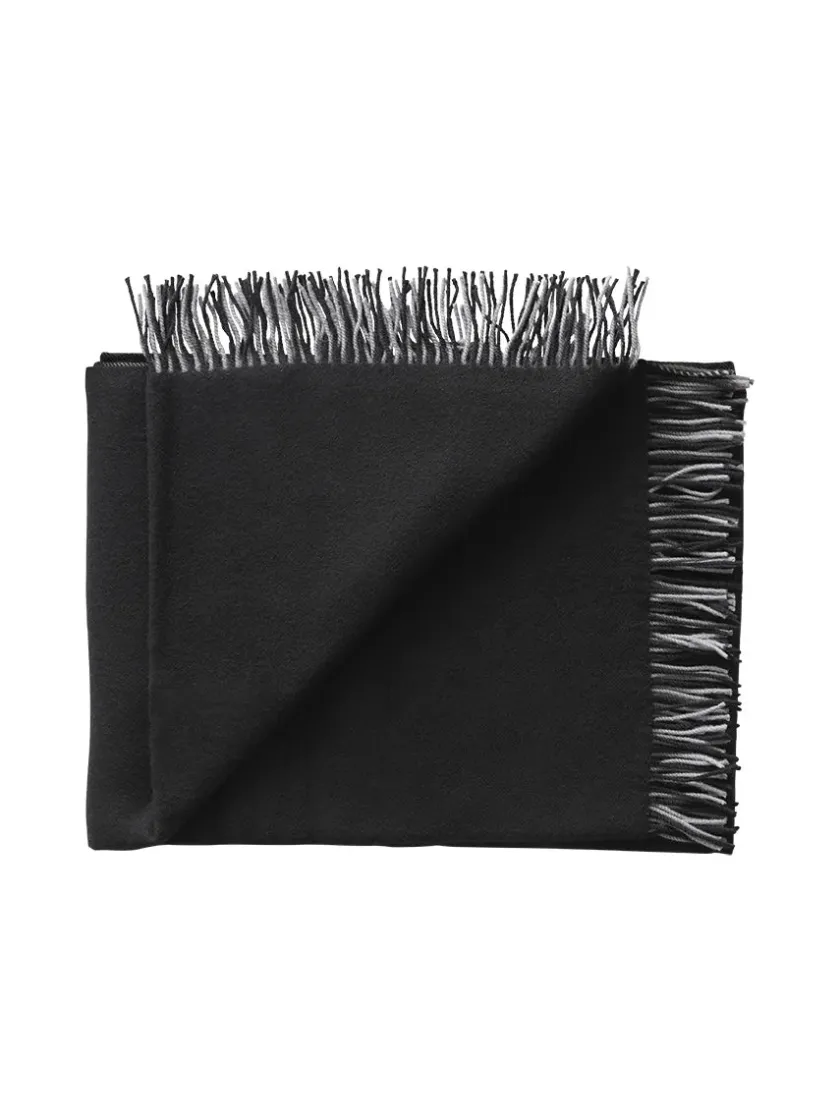 Silkeborg Uldspinderi Secret Plaid, ocean/ink fra> Gaver Til Ham|Puder Og Plaider