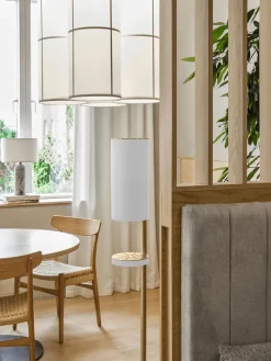 VOLA Sensorstyret håndsprit- og sæbedispenser, fritstående i hvid fra><noscript><img width=