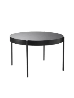 Verpan Serie 430 bord, sort af Verner Panton> Spiseborde