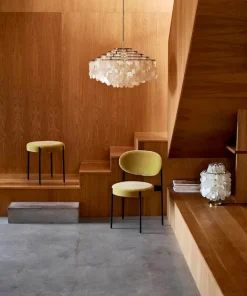 Verpan Serie 430 skammel, sort af Verner Panton><noscript><img width=