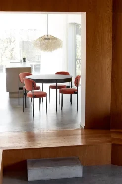 Verpan Serie 430 spisestol, sort af Verner Panton><noscript><img width=