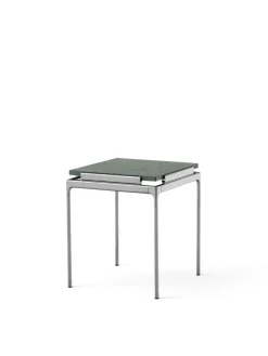 &Tradition Sett LN11 Sidebord, verde guatemala marble/chrome fra> Sideborde Og Små Borde
