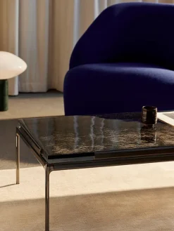 &Tradition Sett LN12 Sofabord, smoked glass/chrome fra><noscript><img width=