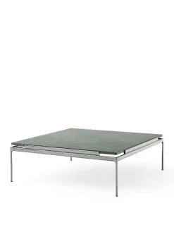 &Tradition Sett LN13 Sofabord, verde guatemala marble/chrome fra> Sofaborde