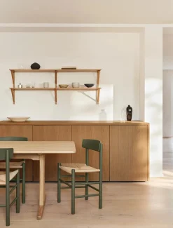 Fredericia Furniture Shaker Bord C18, 160 cm af Børge Mogensen> Spiseborde