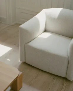 New Works Shore Lounge Chair Extended Base, quill fra><noscript><img width=