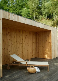 Fritz Hansen Skagerak armlæn til Pelagus Solseng fra> Tilbehør Til Haven|Solvogne/Liggestole