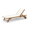Fritz Hansen Skagerak Columbus Liggestol, hvid fra> Solvogne/Liggestole