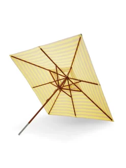 Fritz Hansen Skagerak Messina Parasol 300, Lemon/Sand Stripes fra> Parasoller
