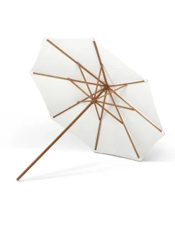 Fritz Hansen Skagerak Messina Parasol Ø300, Lemon/Sand Stripes fra><noscript><img width=