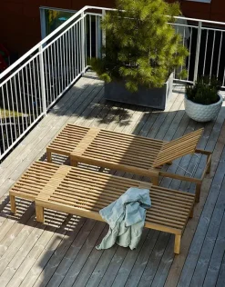Fritz Hansen Skagerak Riviera Liggestol fra> Solvogne/Liggestole
