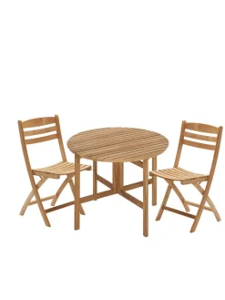 Fritz Hansen Skagerak Selandia Sæt, 2 armstole og Ø 94 bord fra><noscript><img width=
