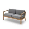 Fritz Hansen Skagerak Virkelyst 2 pers. Sofa, Ash fra> Udendørs Loungemøbler