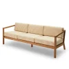 Fritz Hansen Skagerak Virkelyst 3 pers. Sofa, Golden Yellow Stripe fra> Udendørs Loungemøbler