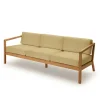 Fritz Hansen Skagerak Virkelyst 3 pers. Sofa, Honey Yellow fra> Udendørs Loungemøbler