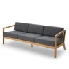 Fritz Hansen Skagerak Virkelyst 3 pers. Sofa, Charcoal fra> Udendørs Loungemøbler