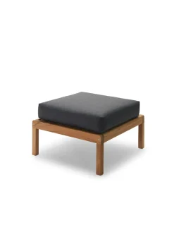Fritz Hansen Skagerak Virkelyst Puf, Charcoal fra> Udendørs Loungemøbler|Havestole