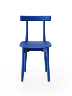 Nine Skinny wooden chair, ash/blue fra> Spisebordsstole