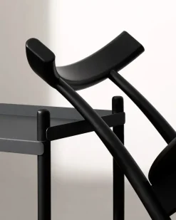 Nine Skinny wooden chair, ash/blue fra><noscript><img width=