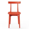 Nine Skinny wooden chair, ash/red fra> Spisebordsstole