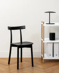 Nine Skinny wooden chair, ash/red fra><noscript><img width=